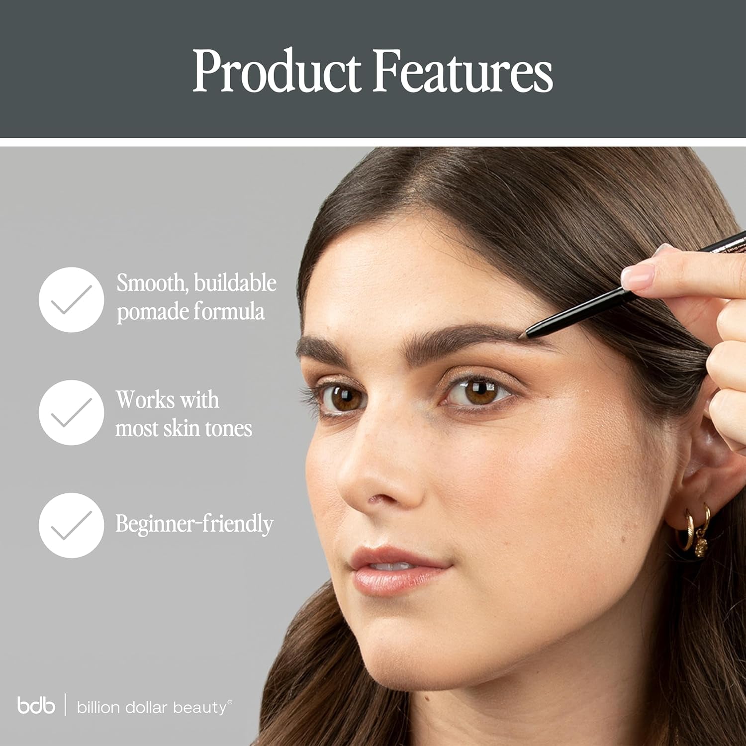 Achieve Flawless Brows with the Universal Eyebrow Pencil - Dual-Ended Precision Tool for Effortless Definition and All-Day Wear